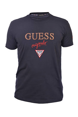 Футболка чоловіча Guess 25-25Y-09813 темно-синя, фото 1