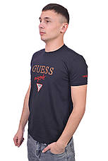 Футболка чоловіча Guess 25-25Y-09813 темно-синя, фото 4