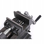 Настільні лещата 75 мм лещата слюсарні поворотні KD10742, фото 2