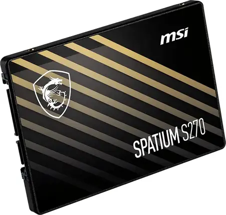 Накопичувач SSD 240GB MSI Spatium S270 2.5" SATAIII 3D TLC, фото 1