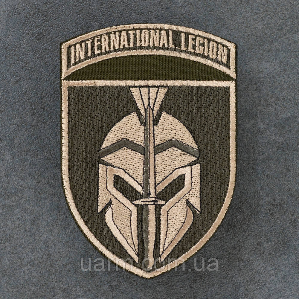 Шеврон Інтернаціональний легіон International Legion олива