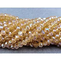 Кришталь 6мм світло-медовий АВ (+-90шт)