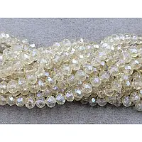 Кришталь 6 мм світлий шампань (+-85шт)