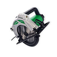 Пила дискова ? диска 210мм, 2300 Вт, 5800 об/хв, кут 90-45, глибина розпилу 73-48мм, лазер APRO