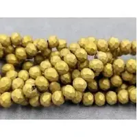 Кришталь 6мм золотий матовий (+-85шт)