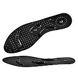 Гелеві устілки для взуття, магнітні стельки, гелеві устілки з магнітами, масажні устілки розміру 38-42 Hechpro чорні (MAG-41), фото 2