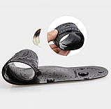 Гелеві устілки для взуття, магнітні стельки, гелеві устілки з магнітами, масажні устілки розміру 38-42 Hechpro чорні (MAG-41), фото 3