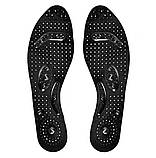 Гелеві устілки для взуття, магнітні стельки, гелеві устілки з магнітами, масажні устілки розміру 38-42 Hechpro чорні (MAG-41), фото 4