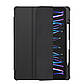 Силіконовий чохол книжка для iPad 10 10.9" з тримачем для стілуса USAMS US-BH841 Winron Series. Black, фото 2