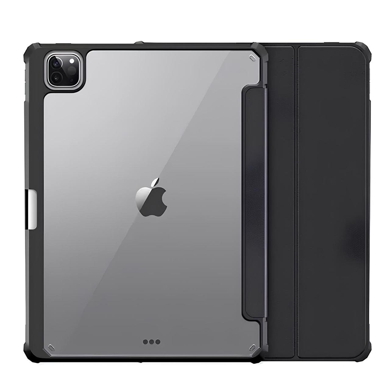 Силіконовий чохол книжка для iPad 10 10.9" з тримачем для стілуса USAMS US-BH841 Winron Series. Black, фото 1