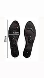 Гелеві устілки для взуття, магнітні стельки, гелеві устілки з магнітами, масажні устілки розміру 38-42 Hechpro чорні (MAG-41), фото 5