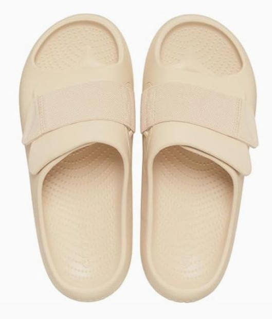 Чоловічі шльопанці Crocs Mellow Luxe Recovery Slide (розмір М12 - 30 см) Бежевий