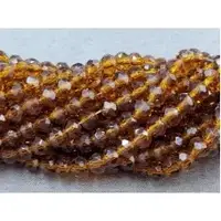 Кришталь 6мм темно медовий +-85шт