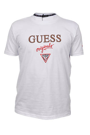 Футболка чоловіча Guess 25-25Y-09813 біла, фото 1