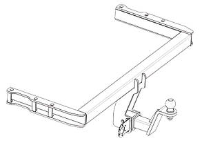 Фаркоп Audi Q5 (2008-2016) (Фаркоп Ауді Кю 5) VasTol