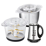 Подрібнювач чопер блендер RAF R-7028 2в1 3L, фото 4