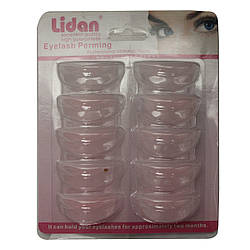 Патчі силіконові для завивки вій Lidan, 5 пар (L,M,S)