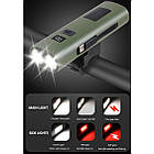 Велоліхтар Z-818 2x3W+COB (white+red) з Power Bank (6400mAh), фото 3