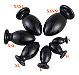 Силіконова пробка з присоском великого розміру L, фото 6