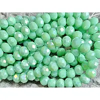 Кришталь 6мм м'ятний матовий АВ (+-90шт)