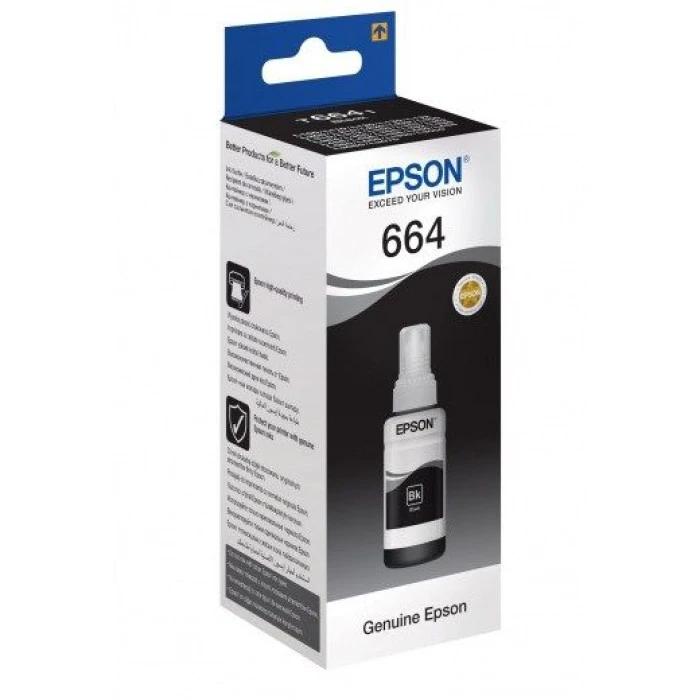 Чорнило Epson 664, Black, 70 мл
