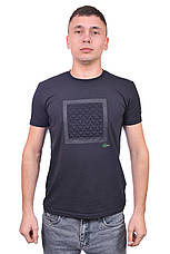 Футболка чоловіча Lacoste 25-25Y-9209 темно-синя, фото 2