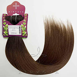 Натуральне Слов'янське Волосся на Заколках 45-50 см 110 грам, Омбре №02-04