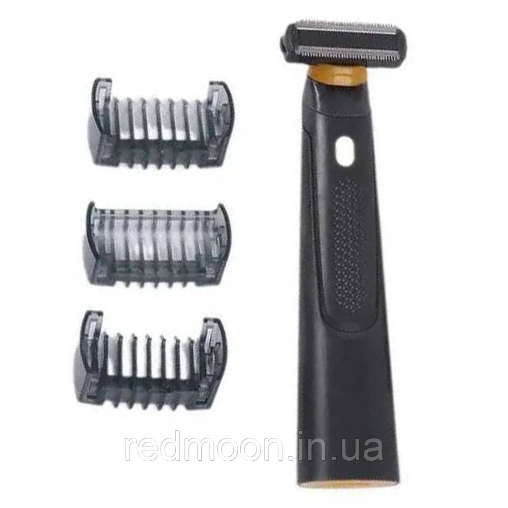 Тример для бороди з насадками, Micro Trimmer / Тример для гоління / Тример для стрижки / Електробритва