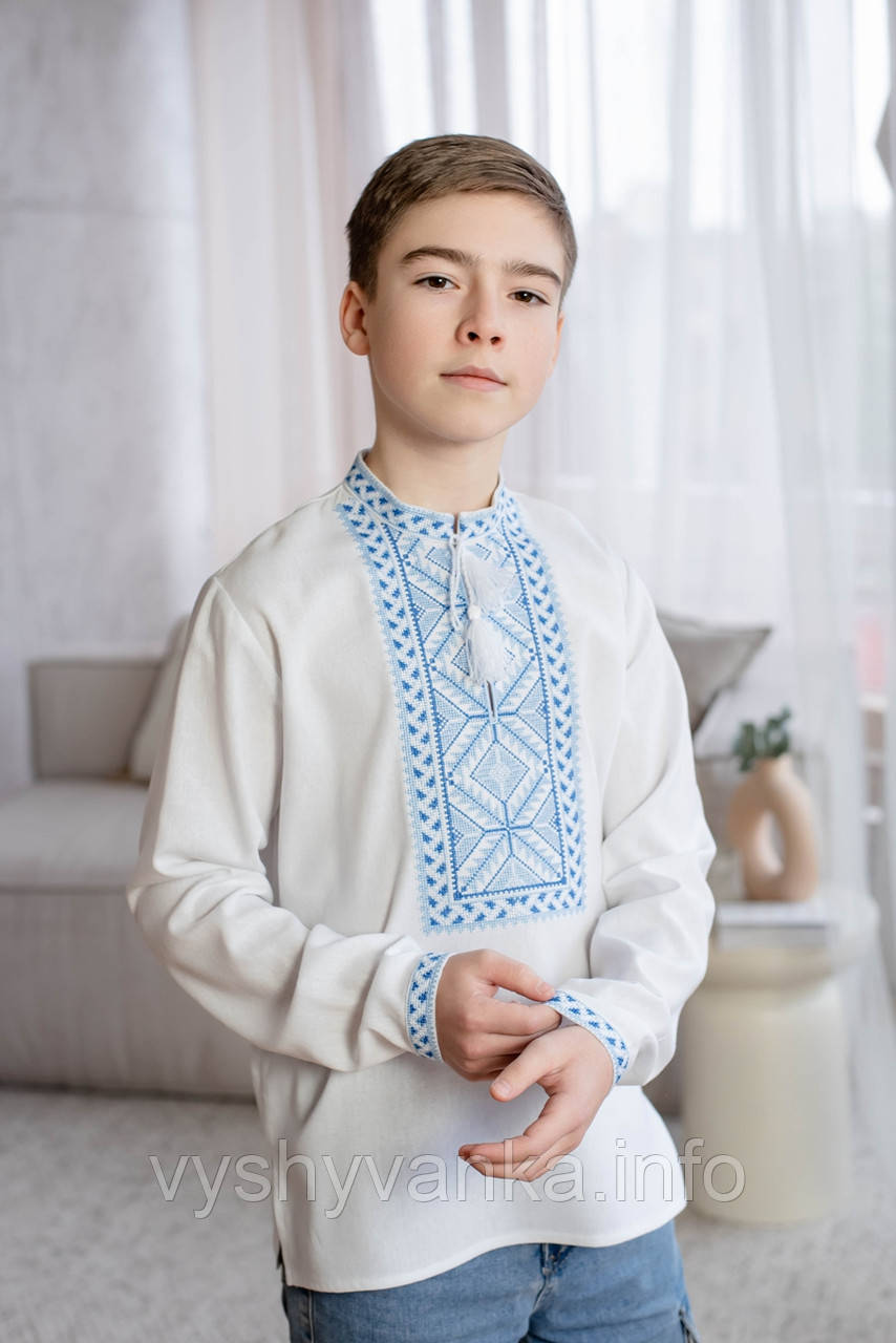 Вишиванка для хлопчика на довгий рукав, арт. 4450