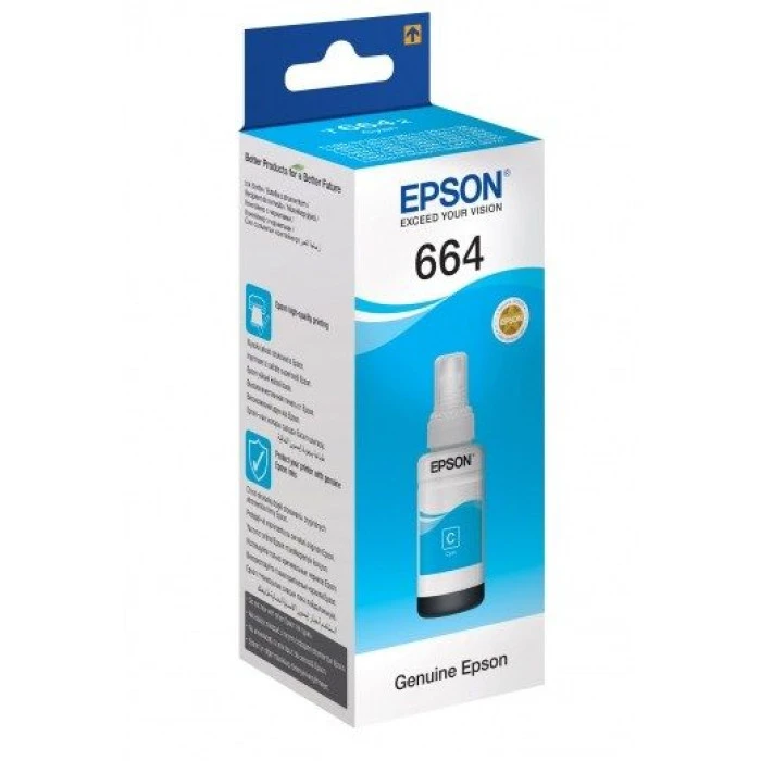 Чорнило Epson 664, Cyan , 70 мл