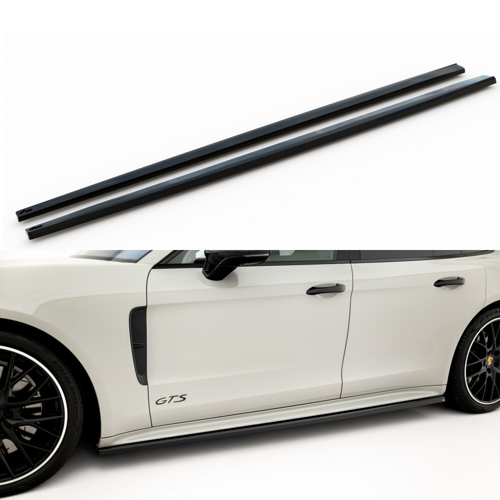 Пороги Porsche Panamera 971 GTS Sport Turismo (20-23) тюнінг обвіс леза спідниця елерон, фото 1