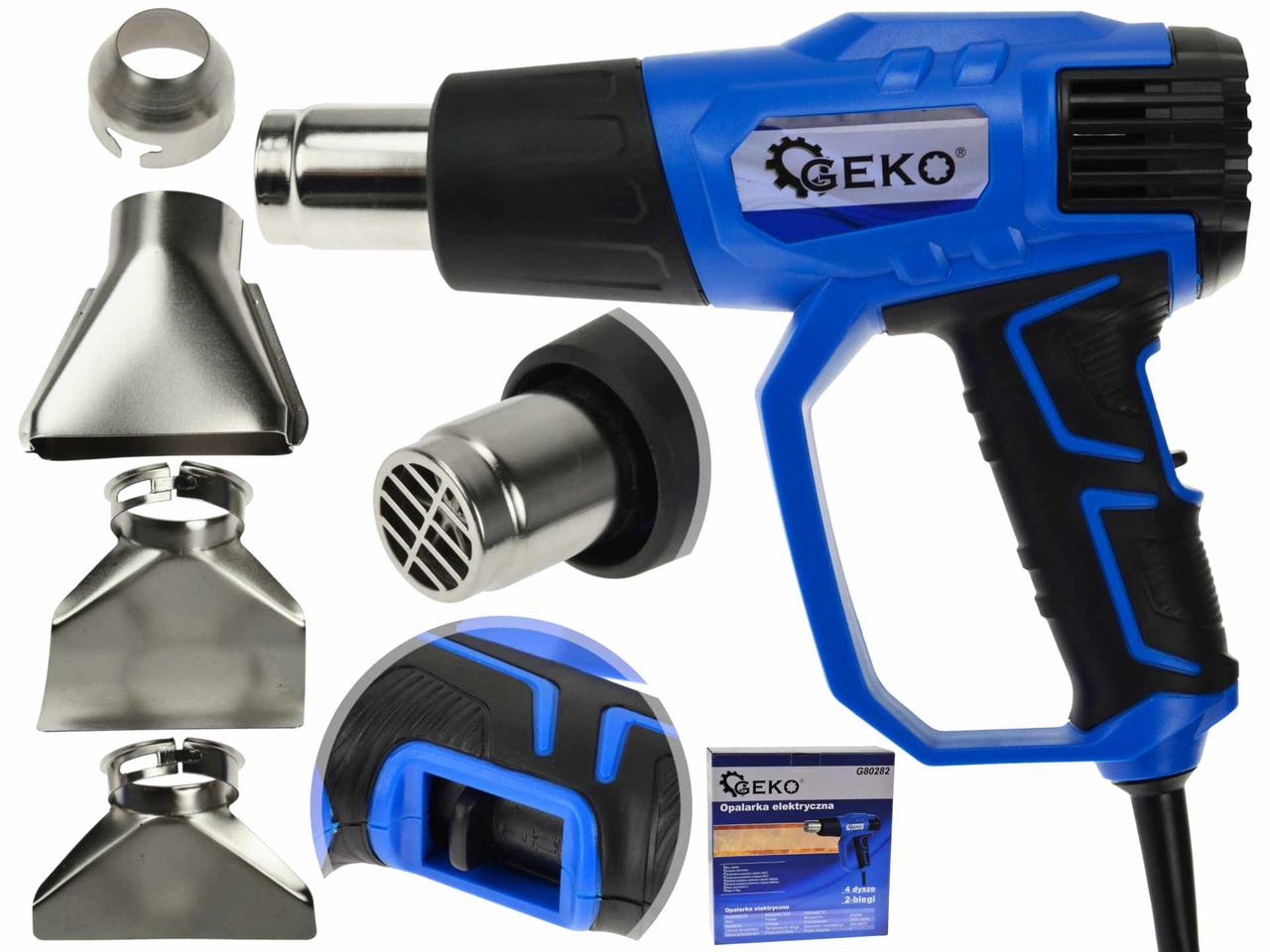 Фен будівельний 2000 Вт Geko G80282
