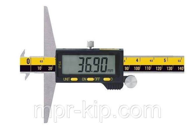 Штангенглибиномір цифровий з двома гачками ШГЦ-300, 0-300 мм / 0,01 мм, RS-232,  держреєстр №У1987-95, Україна, фото 1