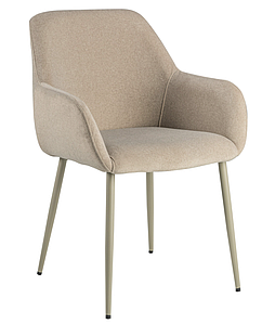 Стілець M-220 тканина макадамія / капучино TM Vetro Mebel