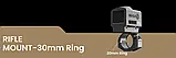 Кріплення для оптичних прицілів INFITAC PM02 30mm Ring Mount, Колір: Black, PM02, фото 3