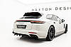 Дифузор Porsche Panamera 971 GTS Sport Turismo (20-23) тюнінг обважнення спідниця елерон, фото 2