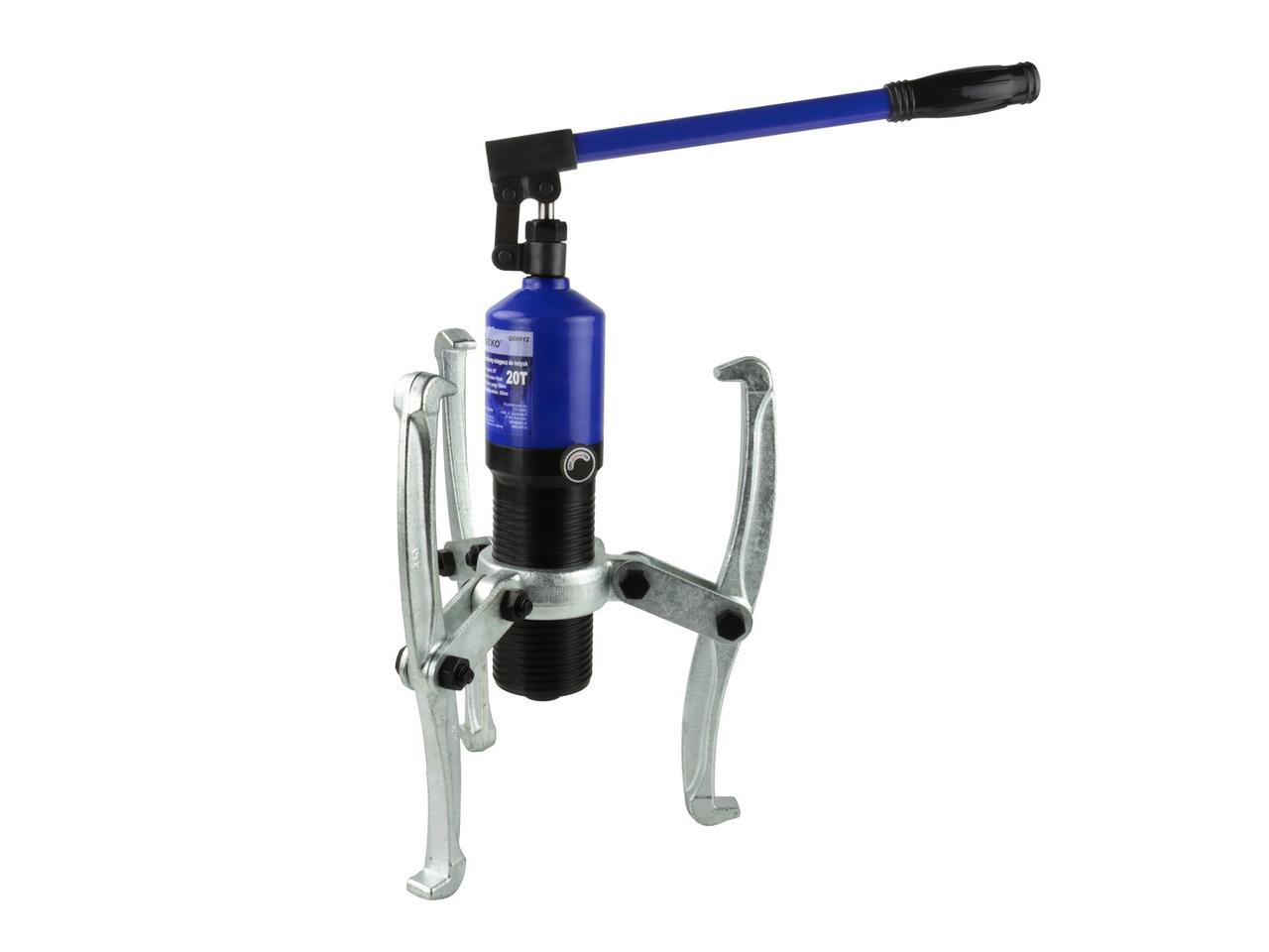 Гідравлічний знімач 20т підшипників дво-трьохзахоплювальний 350мм Geko G00912, фото 1