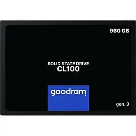 Накопичувач SSD 960GB GOODRAM CL100 GEN.3 2.5" SATAIII 3D TLC