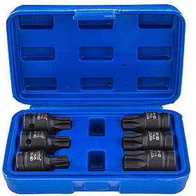 Набір ударних бітів Vorfal TORX (T55-T100) 1/2″ 6 од. V08051
