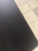 Стіл Х'юстон DT-9123-1 MINI чорний сатин, вставка чорне скло 110-150х70х76 см незначні подряпини, фото 9