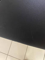 Стіл Х'юстон DT-9123-1 MINI чорний сатин, вставка чорне скло 110-150х70х76 см незначні подряпини, фото 8