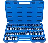 Набір головок TORX + біти в головці TORX/E-TORX/TORX PLUS (1/4/, 3/8, 1/2) 60 од. Vorfal V08065, фото 4