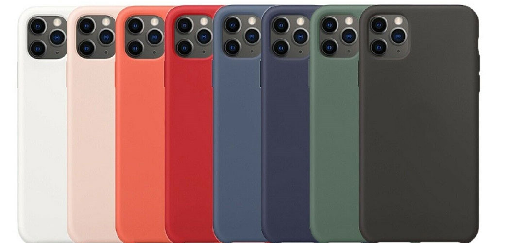 Чохол для iPhone 11 Pro - Cиліконовий з мікрофіброю (Лого), Різні кольори