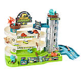 Гараж Трек Парковка 3 поверхи, ліфт, машинки, Dinosaur Track T103-66A, фото 4