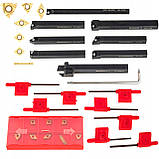 Набір різців для токарного верстата 8*8 мм Silver S12018, фото 2