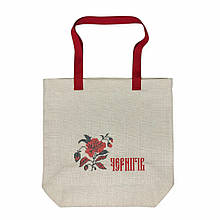 Сумочка сувенірна "Чернігів" з трояндою