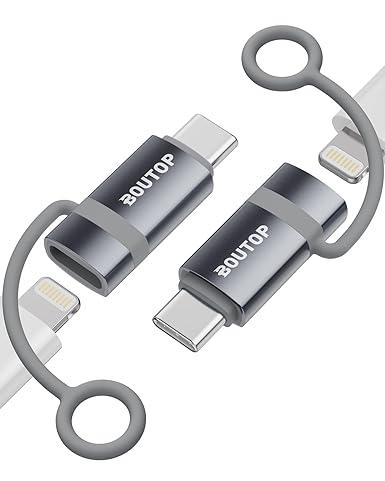 BOUTOP - Адаптер Lightning-USB C підтримує швидку зарядку PD потужністю 65 Вт, сумісний з iPhone, фото 1