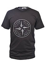 Футболка чоловіча Stone Island 25-ST503 чорна