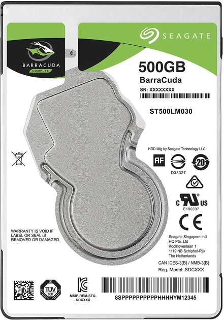 Жорсткий диск для ноутбука 2.5" 500GB Seagate