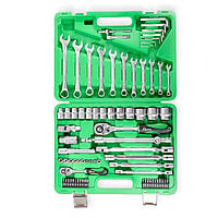 Набір 1/2", 1/4" 77 шт з бітами, ключами інструменту